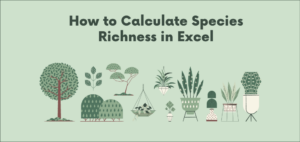 HOW TO CALCULATE SPECIES RICHNESS IN EXCEL