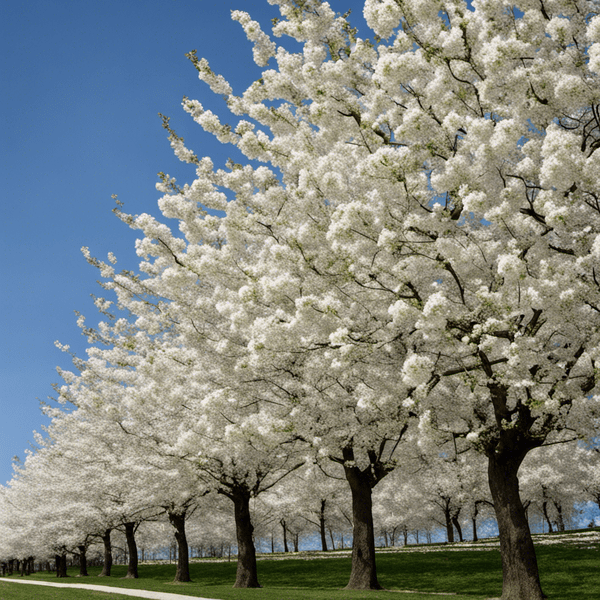 bradford pear trees