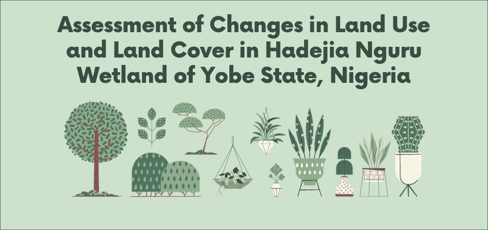 assessment of changes in land use and land cover in hadejia nguru